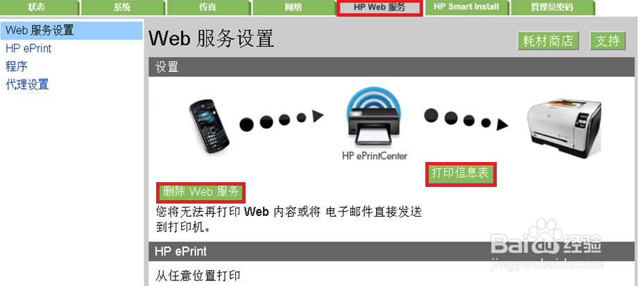 HP LaserJet M128fn 无法开启web服务怎么办