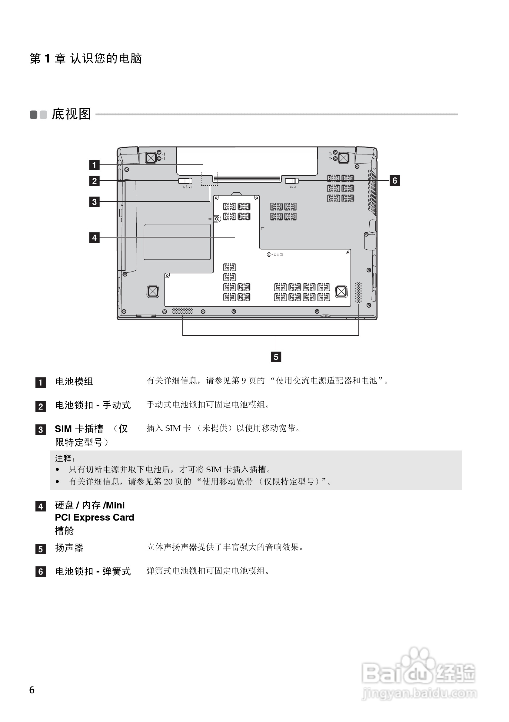联想V560笔记本电脑使用说明书:[1]