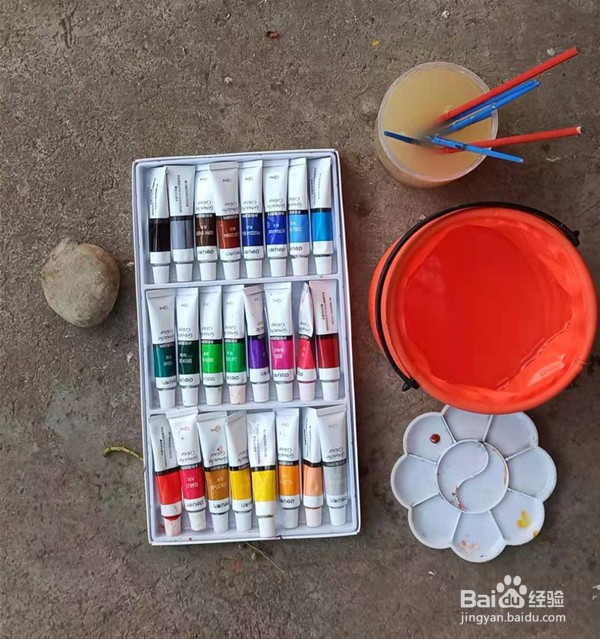 石头画——如何把石头画成可爱的小鱼