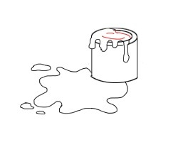 简笔画---怎么画油漆桶