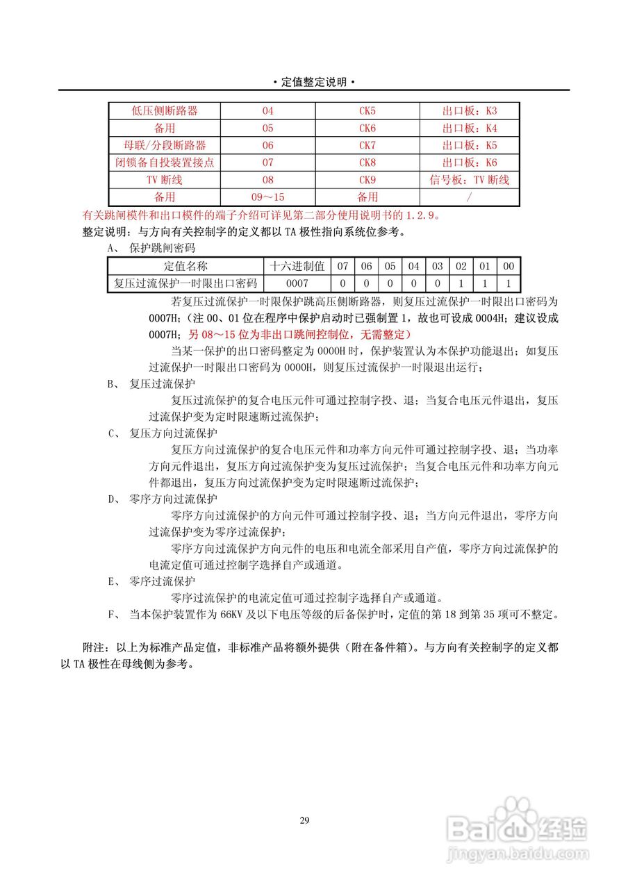 PST-1210C数字式变压器保护装置说明书:[4]