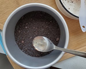 美食制作牛奶巧克力慕斯
