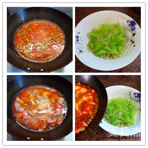 酸甜爽口的番茄鱼片