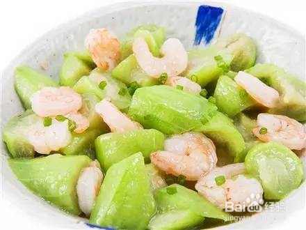 虾仁清炒丝瓜