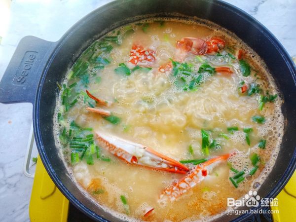 螃蟹大虾海鲜粥