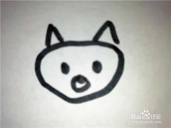 怎么样画简笔画小松鼠