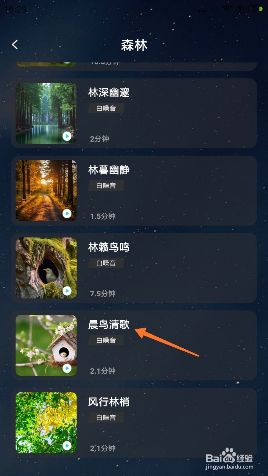 Lonely冥想中怎么播放晨鸟清歌