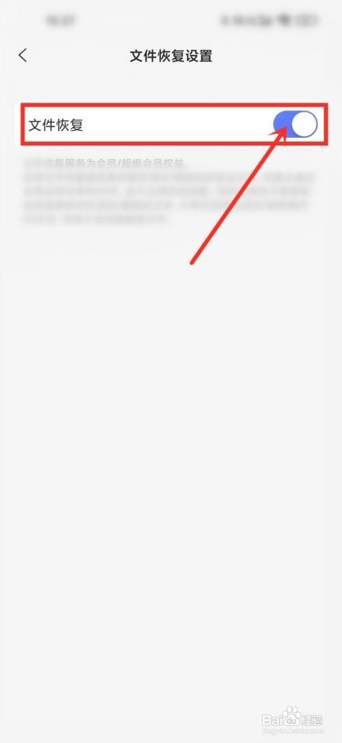 阿里云盘如何进入文件恢复服务