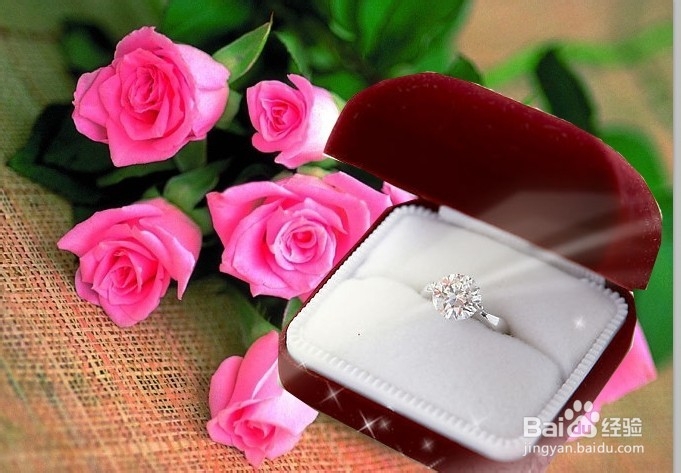 制作婚戒效果