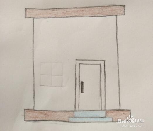 如何画一栋楼房