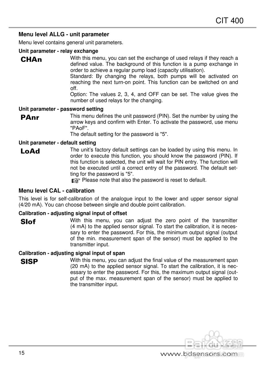 欧智博德CIT 400流程显示器使用手册:[2]