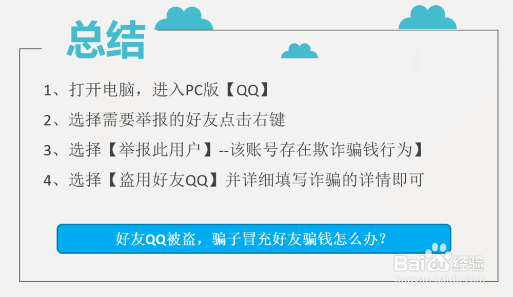 好友QQ被盗,骗子冒充好友骗钱怎么办?