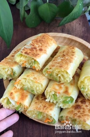 家常土豆丝卷饼