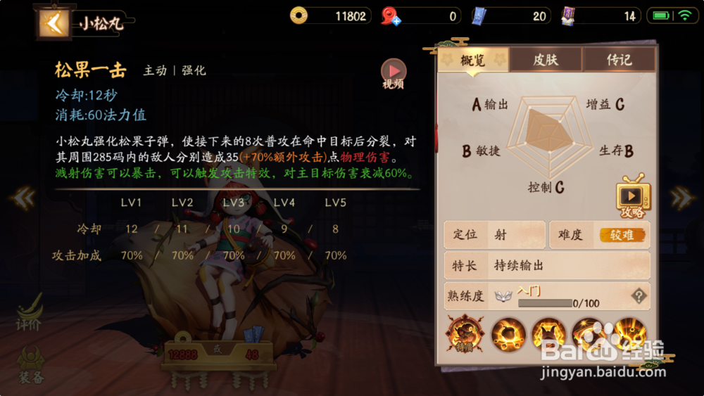 决战平安京小松丸技能介绍以及加点攻略