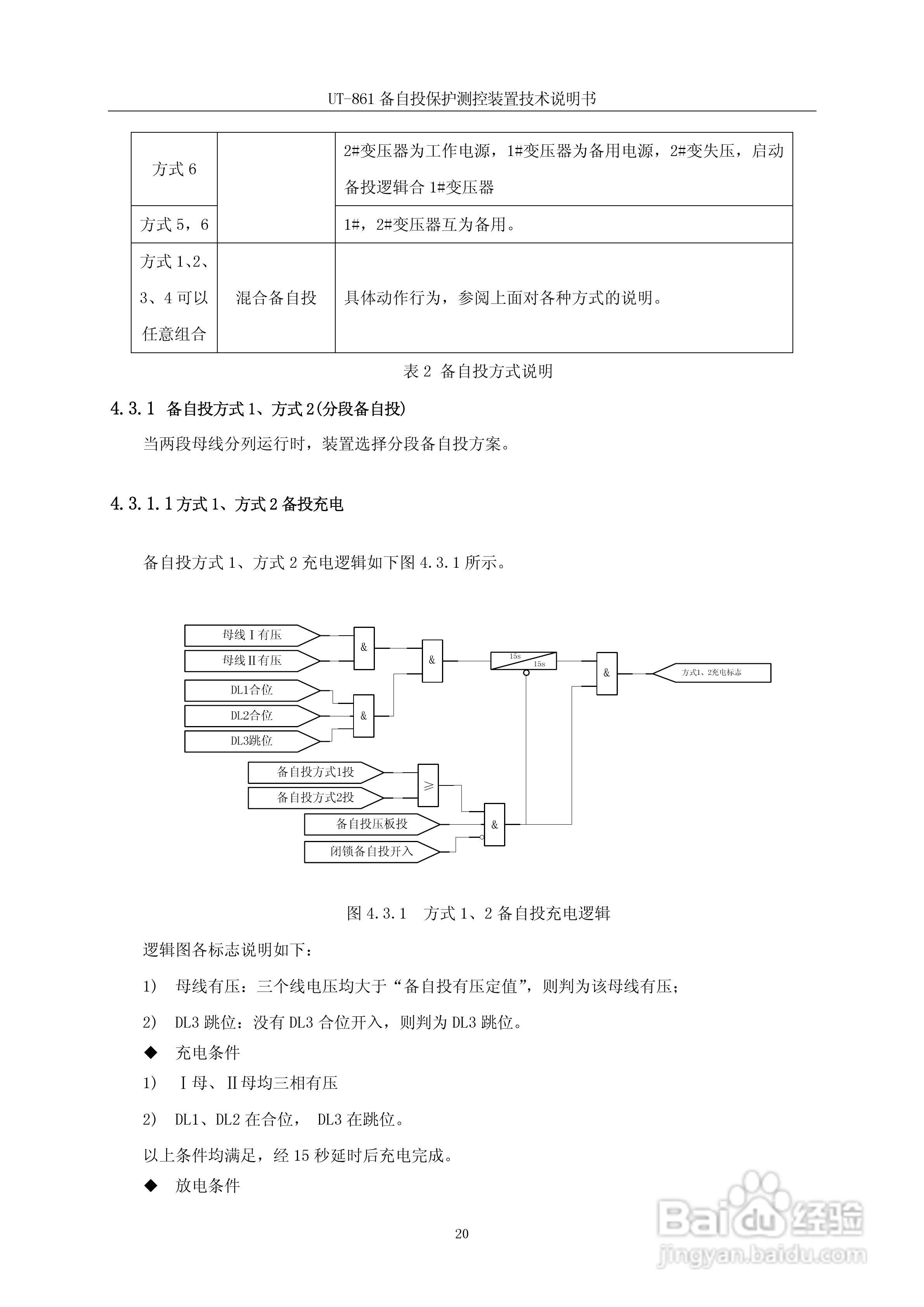 优特UT-861备自保护测控装置说明书:[2]