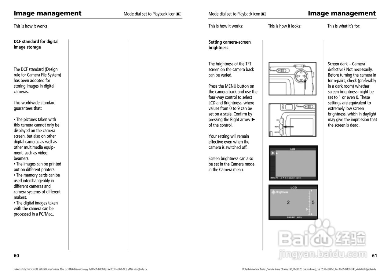 Rollei d33 com型数码相机说明书:[4]