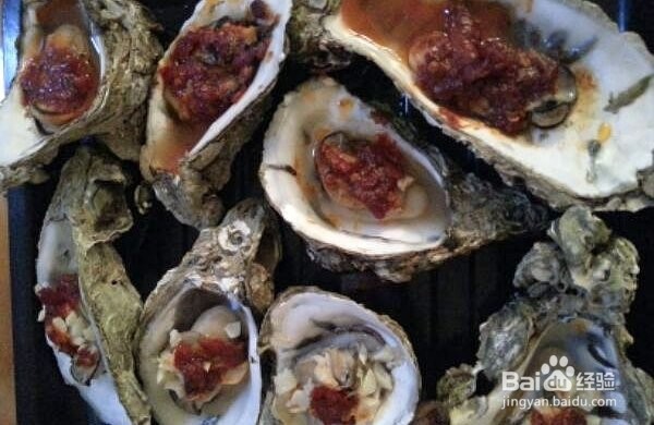 自做秘制烤生蚝