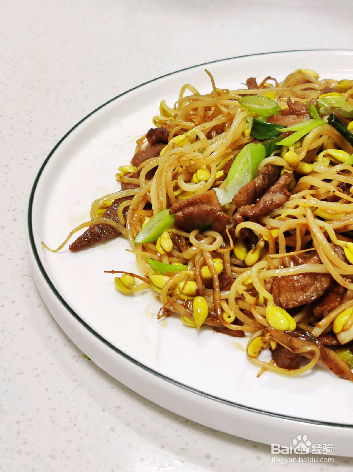 肉丝炒豆芽的做法