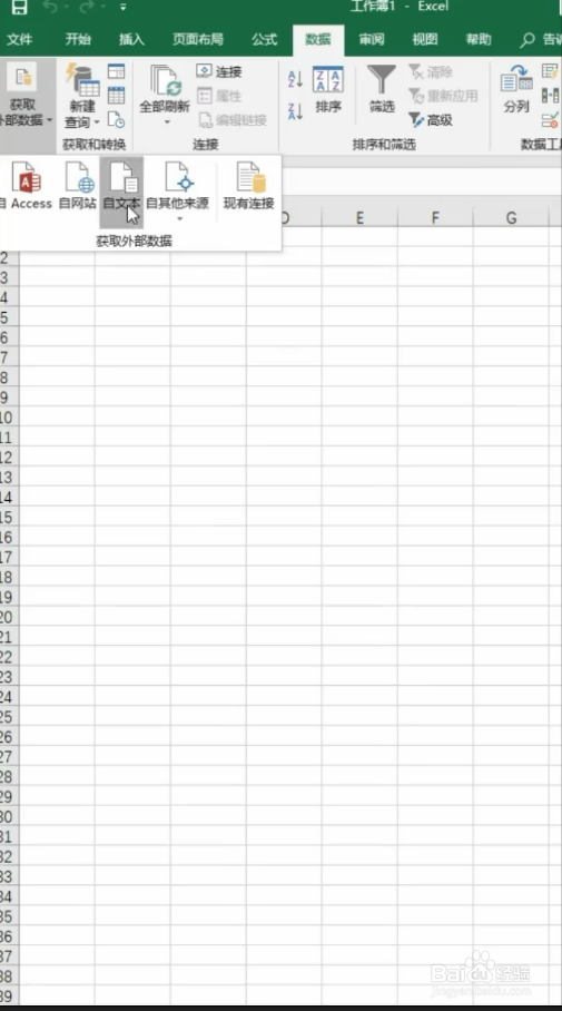 在Excel软件中，txt文本如何转化为表格？