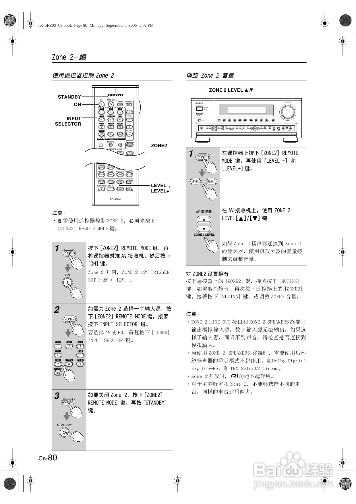 安桥AV接收机TX-SR703型使用说明书:[4]