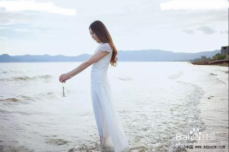 PS:调出海边逆光效果的照片