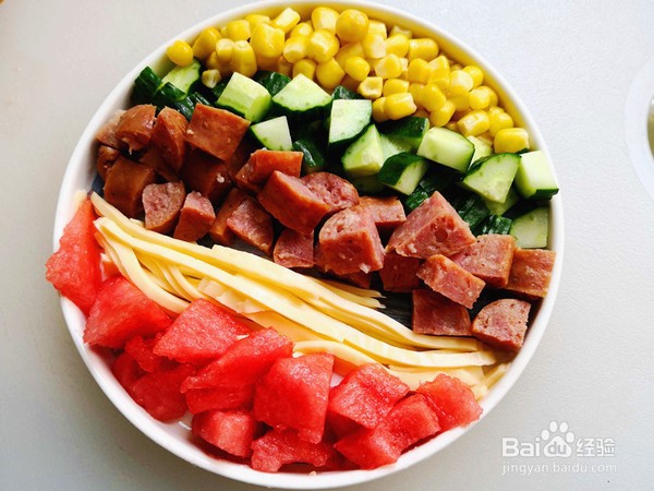 蔬果沙拉的做法