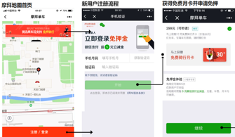 摩拜单车如何使用腾讯信用免押金?