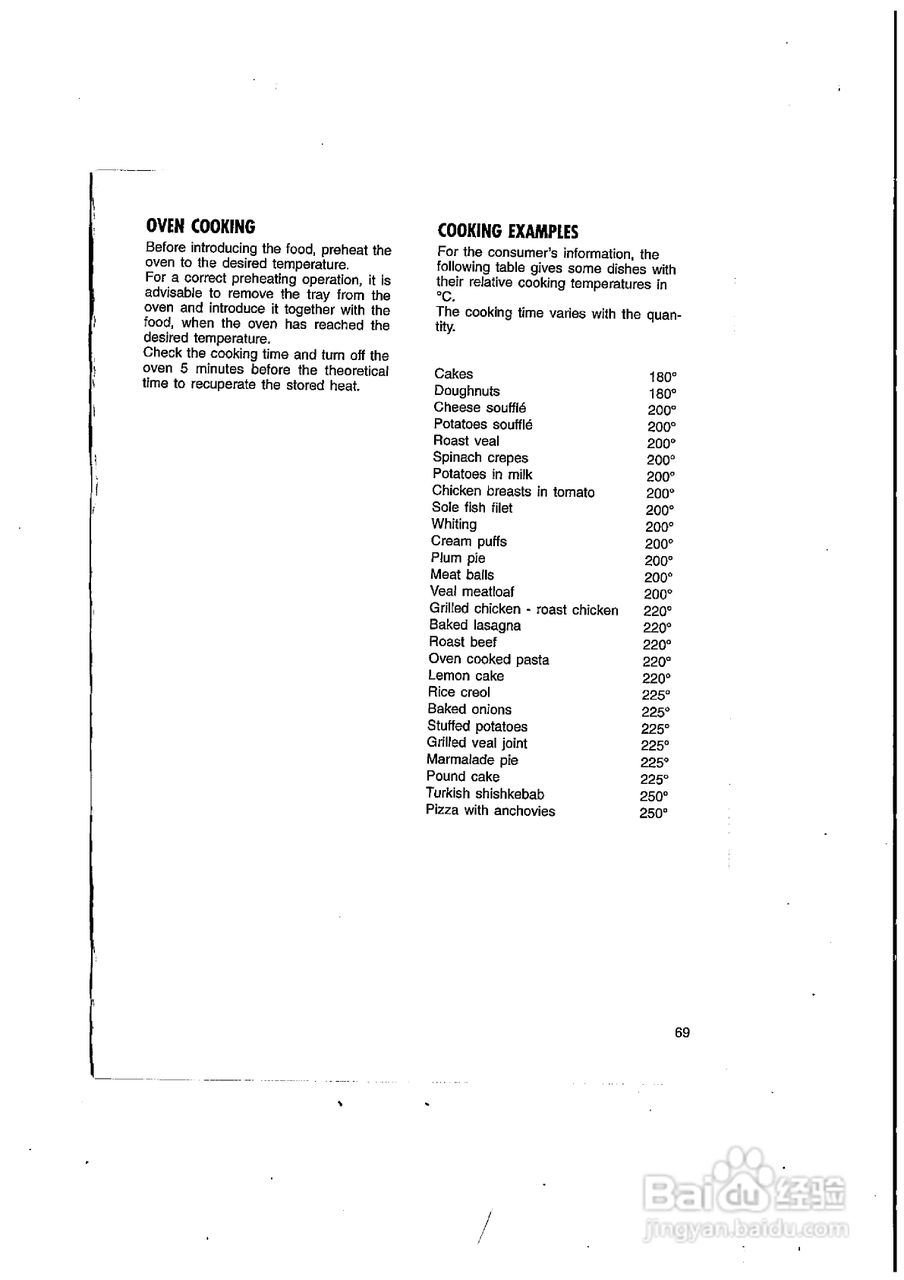德国宝GV-607SA嵌入式电烤箱使用说明书:[7]