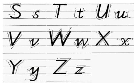 英语字母x小写笔画顺序是怎样的