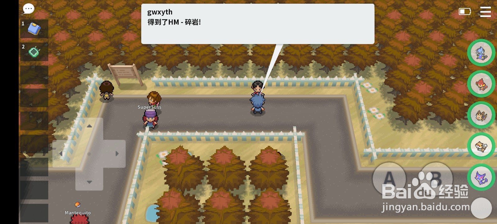 PokeMMO合众地区工具技能碎岩怎么获得