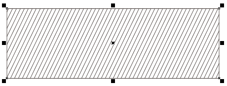 CorelDRAW X8制作简单的均匀倾斜条纹