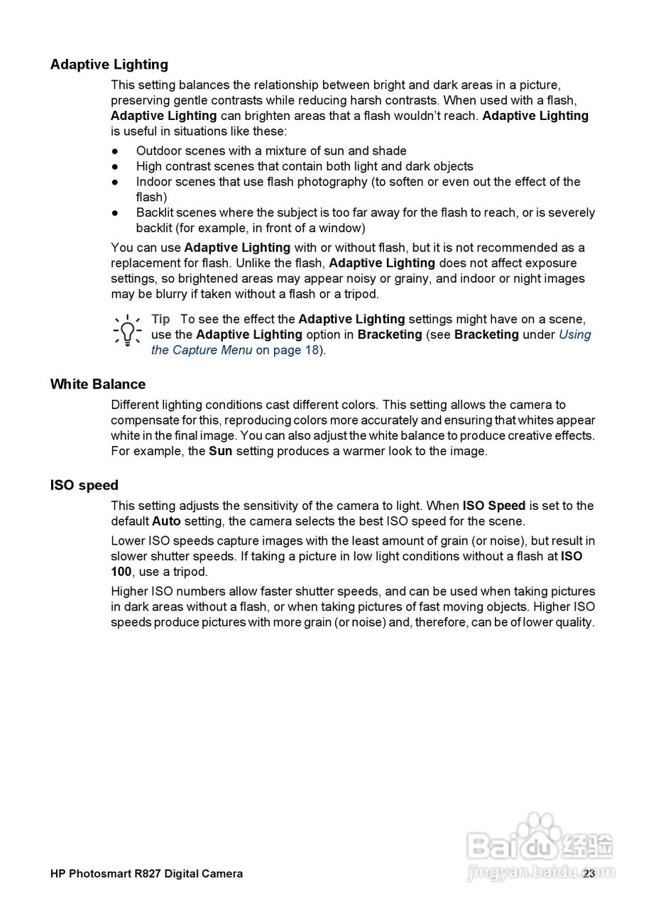 惠普Photosmart R827数码相机使用说明书:[3]