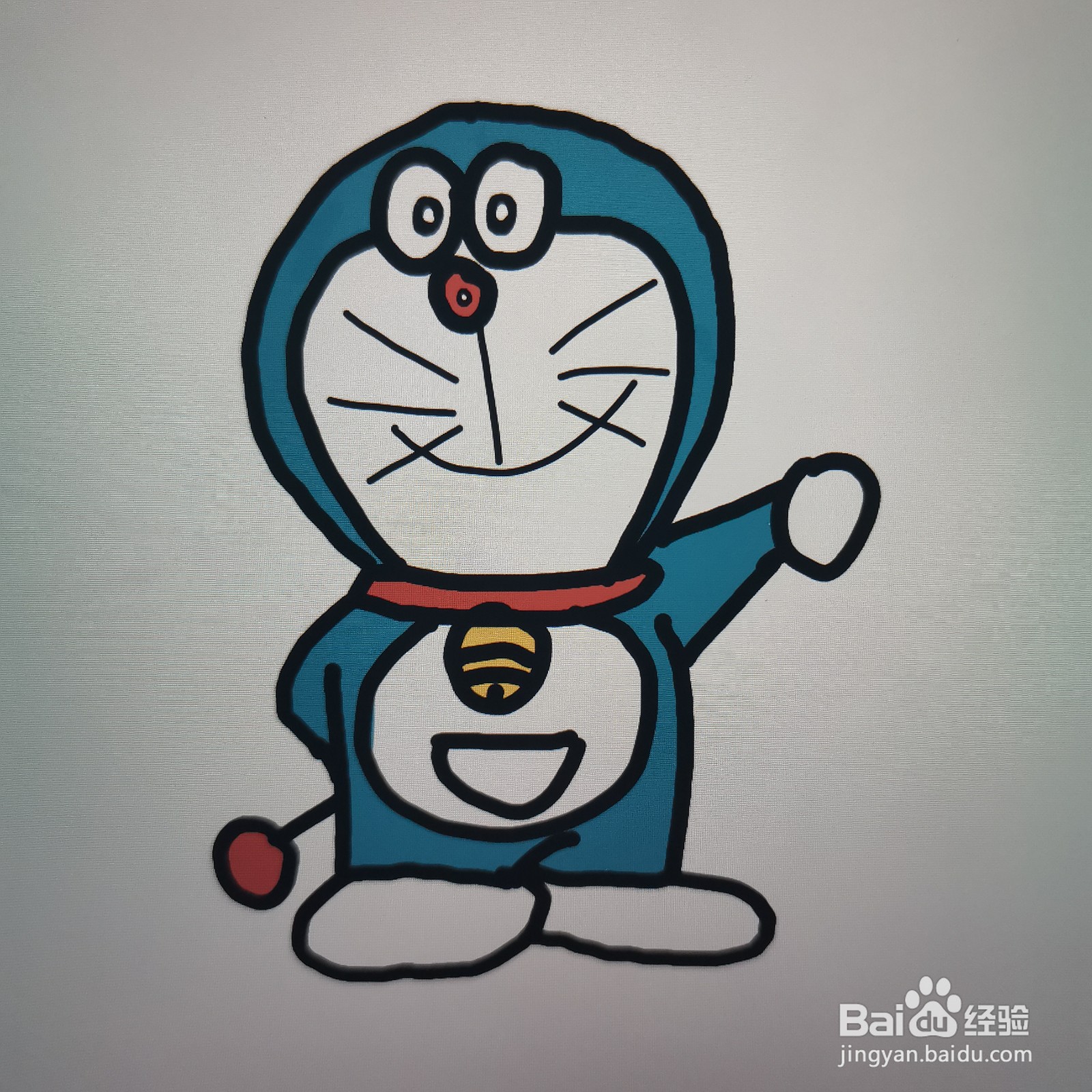 哆啦A梦简笔画怎么画