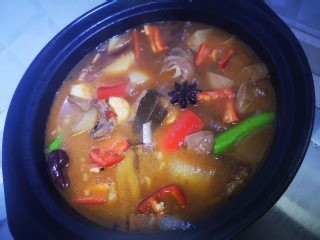 秋补羊肉萝卜煲的做法