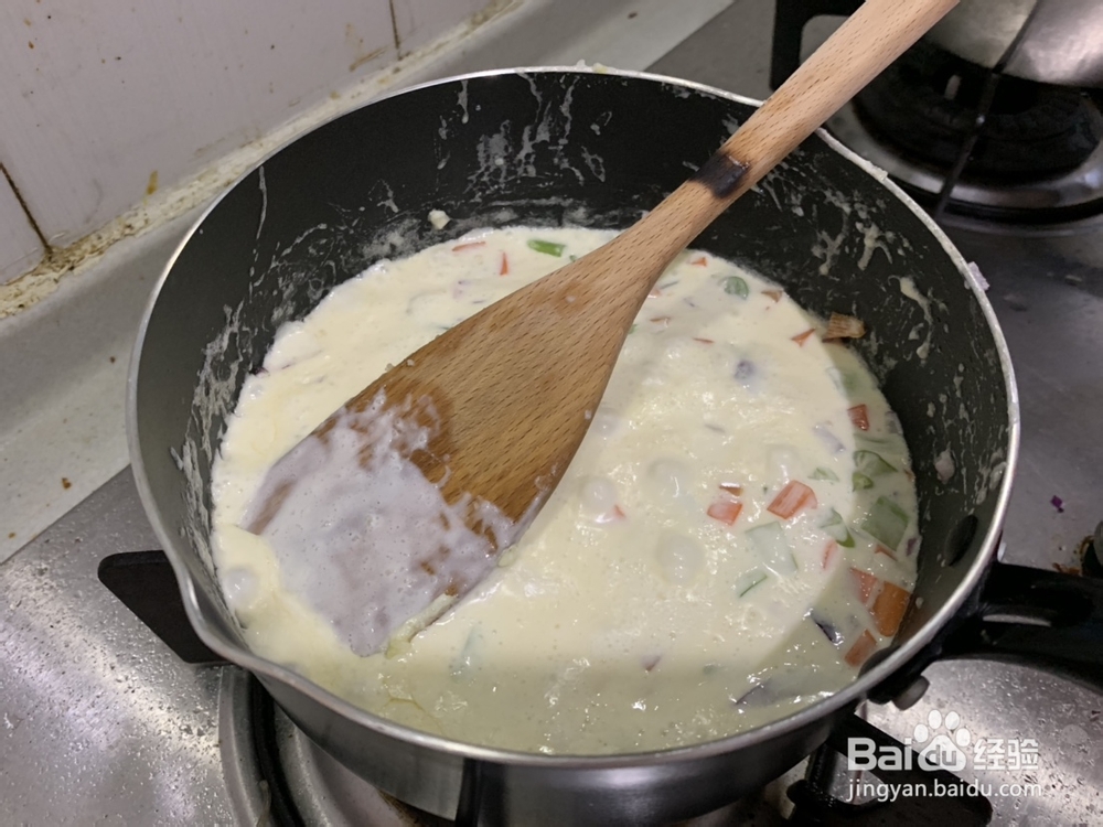 芝士焗蟹肉通心粉海鲜美食教程