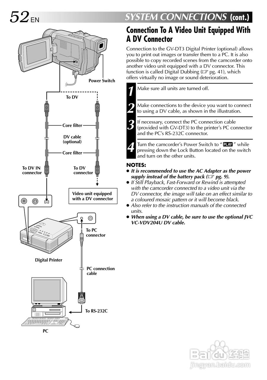 胜利JVC GR-DVL140数码摄像机使用说明书:[6]