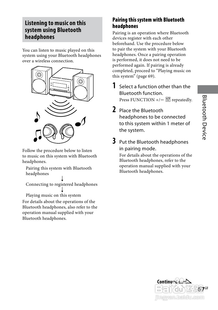 索尼CMT-DH888BT迷你组合音响使用说明书:[4]