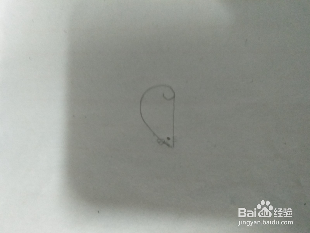 简笔画老鼠和热气球