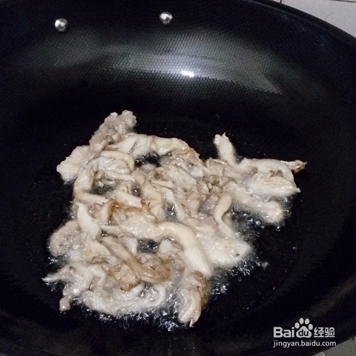 干炸平菇的做法