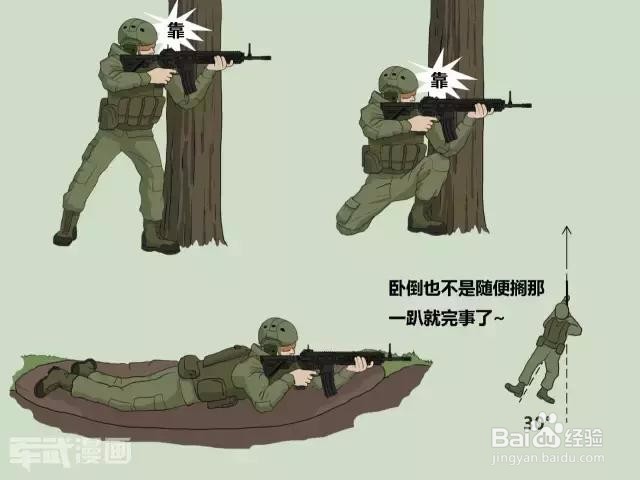 真人cs“射击”的常用姿势