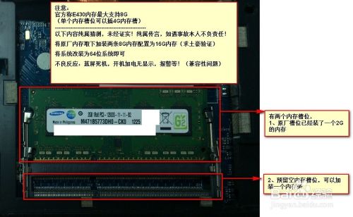 ThinkPad E430 加装（非原厂内存）