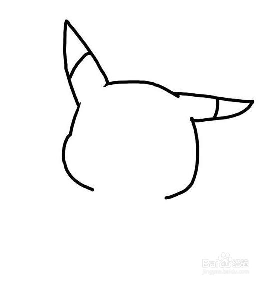 皮卡丘的简笔画教程