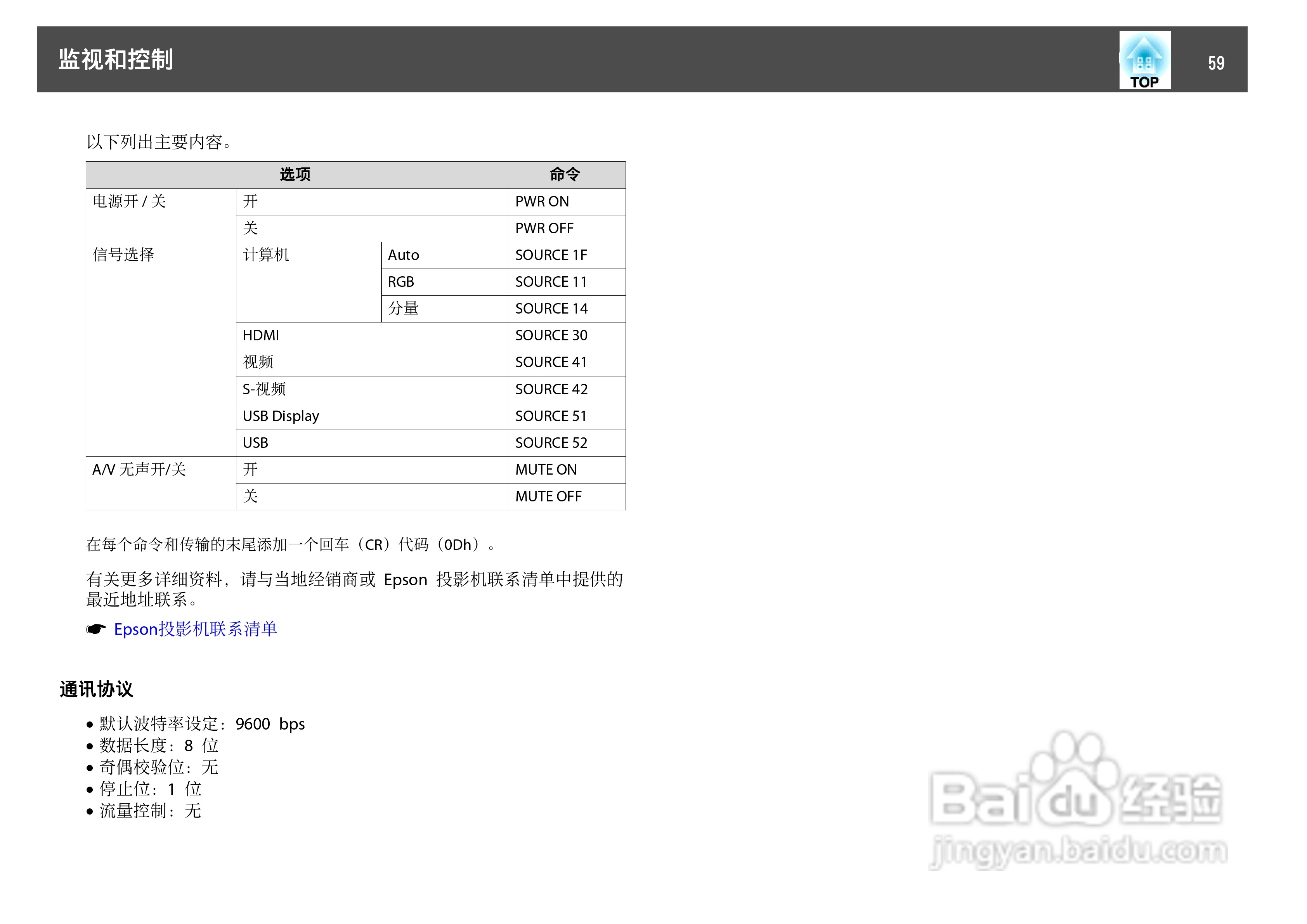 爱普生 EB-C10SE投影机说明书:[6]