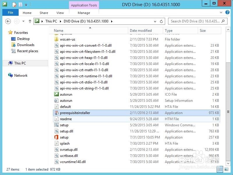 SharePoint 2016 任何安装