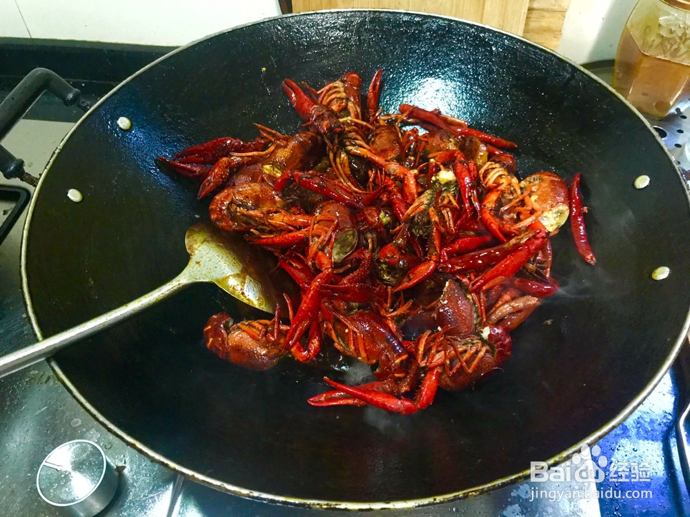 新手做的麻辣小龙虾