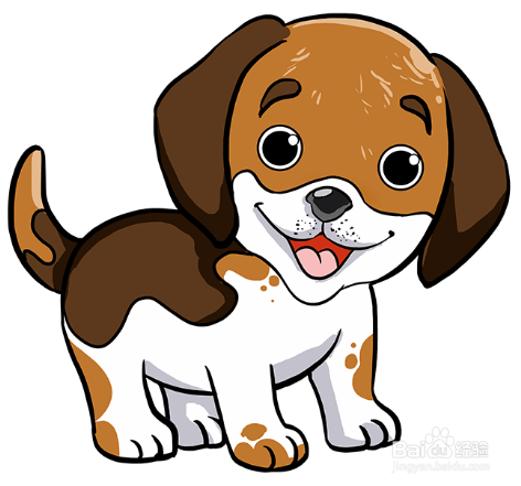 怎么画中华田园犬
