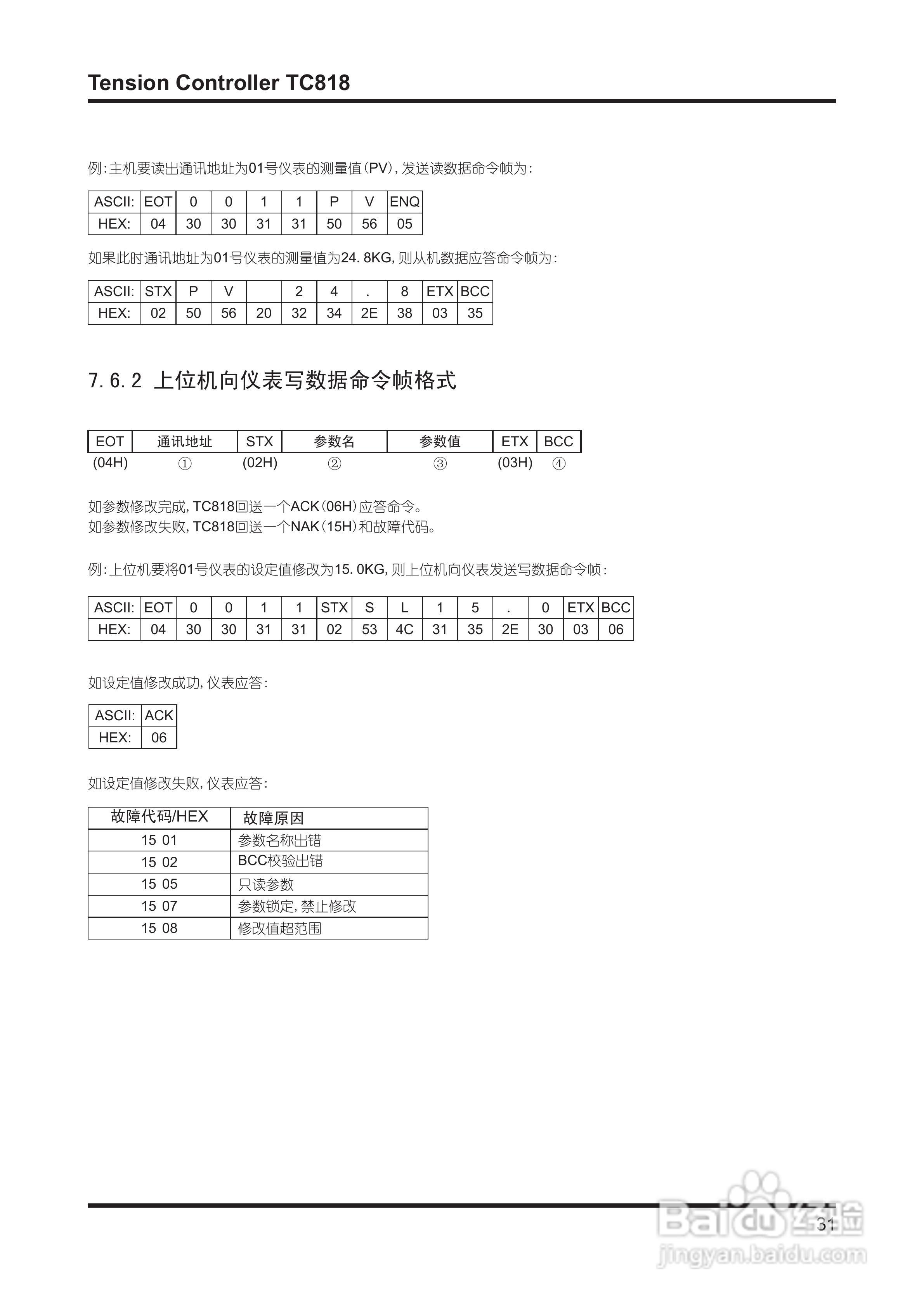 TC818张力控制器V4.00使用说明书:[4]
