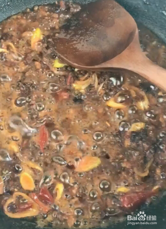 香辣羊肉金针菇