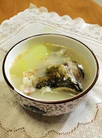 冬瓜魚頭湯的做法