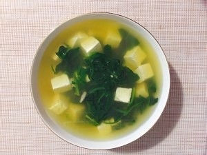教你做菠菜豆腐汤